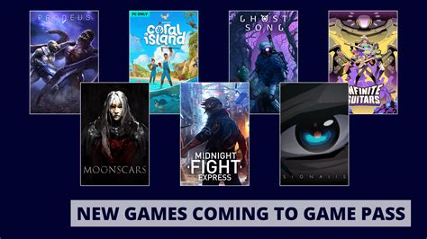 humble games|7 Games Coming to Game Pass Day One .